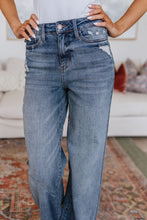 Load image into Gallery viewer, Katrina High Waist Distressed Denim Trousers
