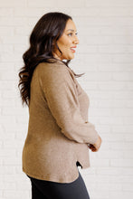 Load image into Gallery viewer, Keeping it Real Brushed Melange Hacci Long Sleeve Tee in Mocha
