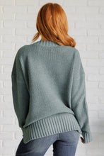 Load image into Gallery viewer, Lakeside View Drop Shoulder Sweater in Sage
