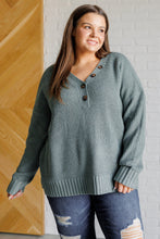 Load image into Gallery viewer, Lakeside View Drop Shoulder Sweater in Sage
