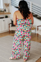 Load image into Gallery viewer, Life of the Party Floral Jumpsuit in Green

