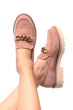 Load image into Gallery viewer, Literally Loafers in Blush Faux Suede
