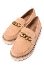 Load image into Gallery viewer, Literally Loafers in Camel Faux Suede
