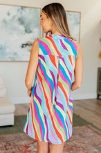 Load image into Gallery viewer, Lizzy Tank Dress in Multi Mod Stripe
