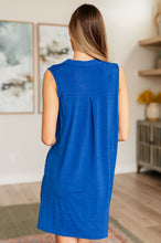 Load image into Gallery viewer, Lizzy Tank Dress in Royal Blue
