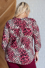 Load image into Gallery viewer, Lizzy Top in Mauve and Taupe Animal Print
