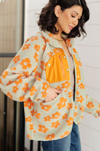 Load image into Gallery viewer, Love It Don't Leave It Floral Fleece Jacket
