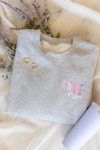 Load image into Gallery viewer, Love More Embroidered Sweatshirt
