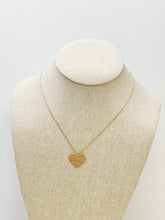 Load image into Gallery viewer, PREORDER: Mama Gold Rhinestone Heart Necklace
