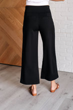 Load image into Gallery viewer, Magic Wide Leg Crop Pants in Black
