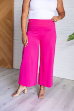 Load image into Gallery viewer, Magic Wide Leg Crop Pants in Hot Pink
