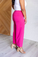 Load image into Gallery viewer, Magic Wide Leg Crop Pants in Hot Pink
