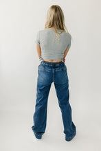 Load image into Gallery viewer, PREORDER: High Rise Wide Leg Denim Joggers
