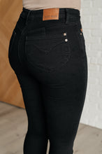 Load image into Gallery viewer, Nicole Tummy Control Skinny Jeans in Black
