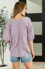 Load image into Gallery viewer, Pleasantly Perfect Bubble Sleeve Peasant Blouse
