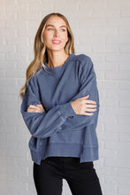 Load image into Gallery viewer, Quick Fix Mineral Wash Crew Neck Pullover in Psychic
