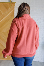 Load image into Gallery viewer, Quite the Impression Half Zip Pullover in Rust
