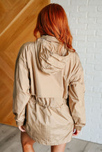 Load image into Gallery viewer, Rain, Rain Go Away Parachute Jacket in Camel
