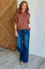 Load image into Gallery viewer, Relaxing Away Dolman Sleeve Knit Top in Coffee
