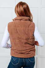 Load image into Gallery viewer, Set Me Up Corduroy Puffer Vest
