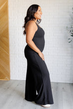 Load image into Gallery viewer, Shavasana Everyday Wide Leg Jumpsuit in Black
