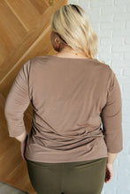 Load image into Gallery viewer, Signature Classic Round Neck Top in Mocha
