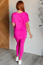 Load image into Gallery viewer, Soft Serve Brushed Microfiber Set in Neon Hot Pink
