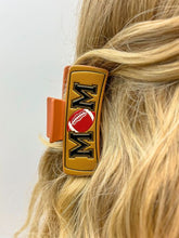 Load image into Gallery viewer, PREORDER: Sports &#39;MOM&#39; Leather Claw Clip
