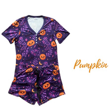 Load image into Gallery viewer, PREORDER: Halloween Pajama Short Set in Five Prints
