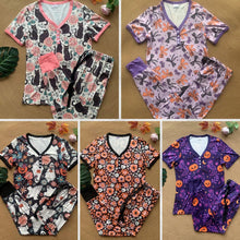 Load image into Gallery viewer, PREORDER: Halloween Pajama Jogger Set in Five Prints
