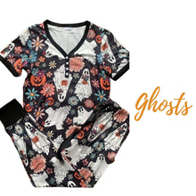 Load image into Gallery viewer, PREORDER: Halloween Pajama Jogger Set in Five Prints
