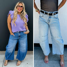 Load image into Gallery viewer, PREORDER: Barrel Jeans in Two Washes

