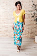 Load image into Gallery viewer, Take Me Outside Wrap Around Skirt in Blue
