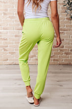 Load image into Gallery viewer, Tommy Two Tone Waffle Joggers Lime
