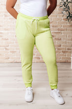 Load image into Gallery viewer, Tommy Two Tone Waffle Joggers Lime
