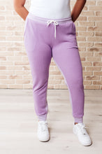 Load image into Gallery viewer, Tommy Two Tone Waffle Joggers Purple
