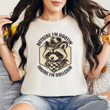 Load image into Gallery viewer, Outside I'm Hootin' Inside I'm Hollerin' Graphic Tee
