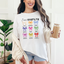 Load image into Gallery viewer, I'm Thankful Bows Graphic Tee
