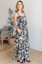 Load image into Gallery viewer, Up From the Ashes Floral Maxi Dress
