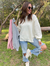 Load image into Gallery viewer, PREORDER: Thinking It Over Waffle Knit Pullover in Three Colors
