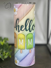 Load image into Gallery viewer, PREORDER: Hello Summer Popsicle Skinny Tumbler
