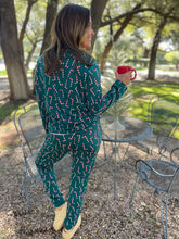 Load image into Gallery viewer, PREORDER: Candy Cane Pajama Pants Set
