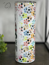 Load image into Gallery viewer, PREORDER: Soccer Mom Skinny Tumbler
