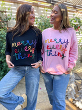Load image into Gallery viewer, PREORDER: Merry Everything Tinsel Sweatshirt in Two Colors

