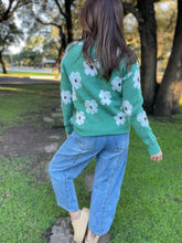 Load image into Gallery viewer, PREORDER: Flower Powered Half Zip Sweater in Four Colors
