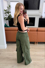 Load image into Gallery viewer, PREORDER: Archer Asymmetrical Pocket Wide Leg Cargo Pants in Two Colors
