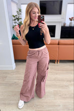 Load image into Gallery viewer, PREORDER: Archer Asymmetrical Pocket Wide Leg Cargo Pants in Two Colors
