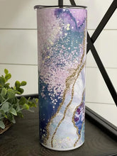 Load image into Gallery viewer, PREORDER: Ocean Geode Skinny Tumbler
