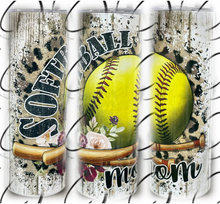 Load image into Gallery viewer, PREORDER: Softball Mom Skinny Tumbler
