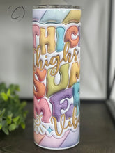 Load image into Gallery viewer, PREORDER: Thick Thighs &amp; Summer Vibes Skinny Tumbler
